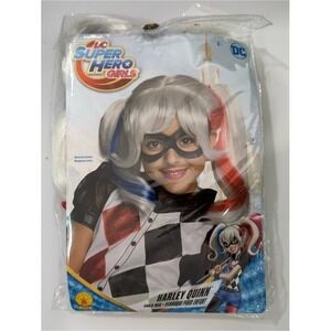 Rubie's x DC Harley Quinn Wig NIP Super Hero Girls Halloween Anti-Hero Costume